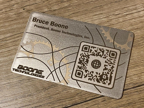 Custom Metal Business Card