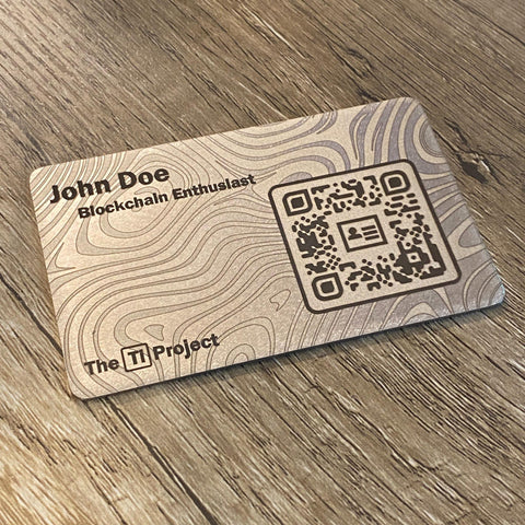 Custom Metal Business Card