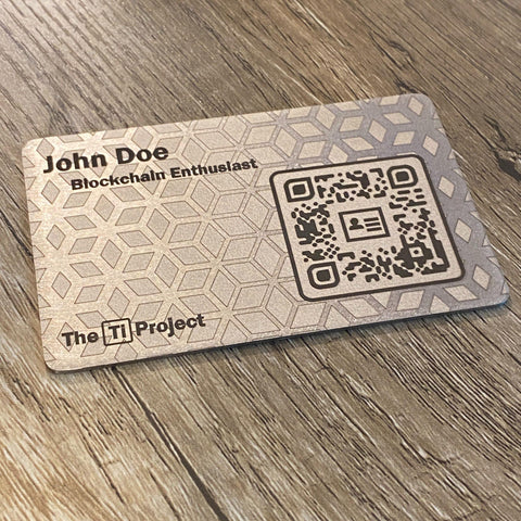 Custom Metal Business Card