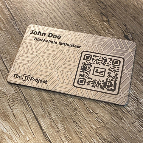 Custom Metal Business Card