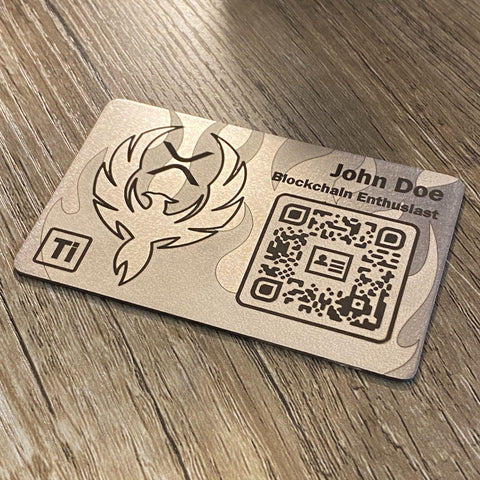Custom Metal Business Card