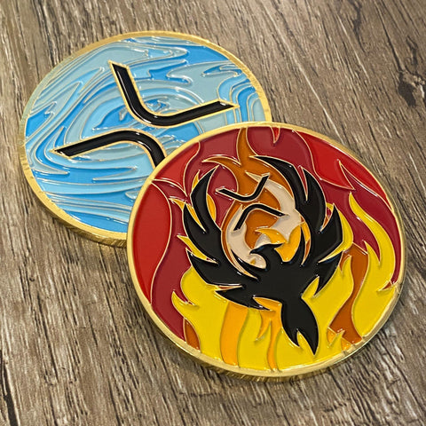 XRP Phoenix - Enamel Coin