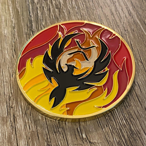 XRP Phoenix - Enamel Coin