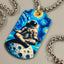 Moon Meditation | Stainless Steel UV Printed Dog Tag