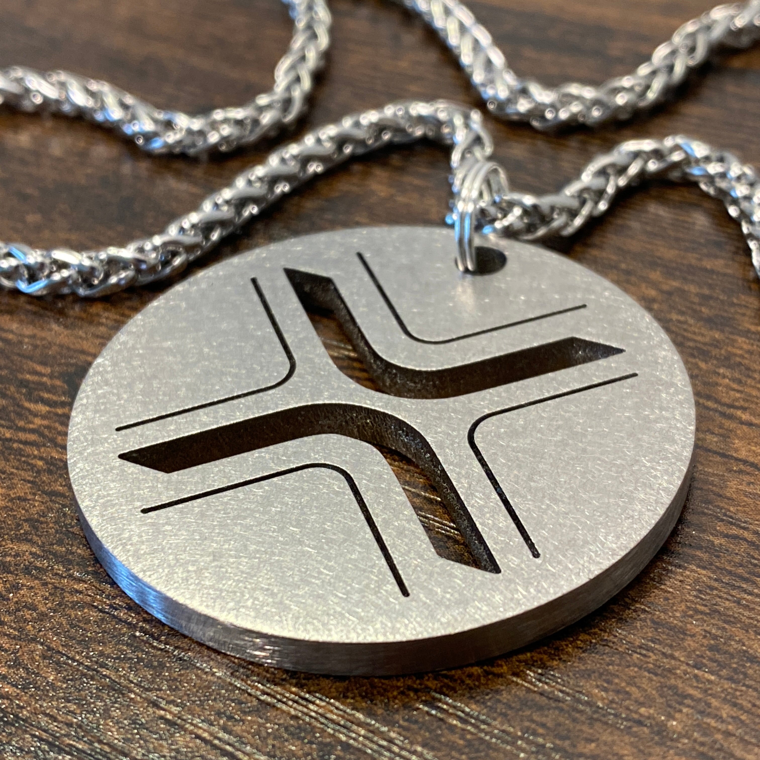 XRP | Titanium Cut Through Pendant – The Ti Project