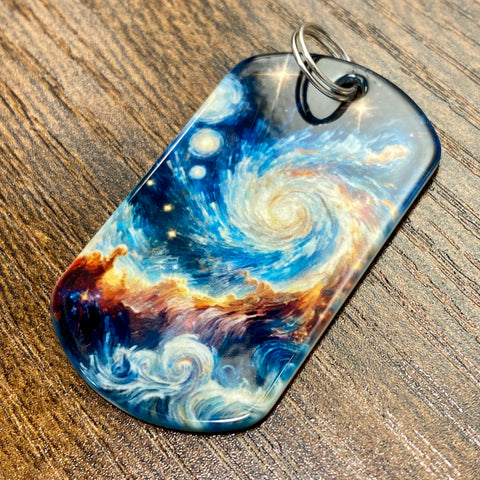 Galaxy | Stainless Steel Sublimated Dog Tag