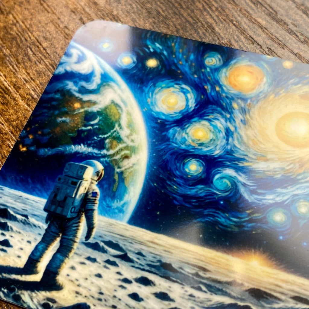 Moon Gaze | Aluminum Sublimated Keychain – The Ti Project
