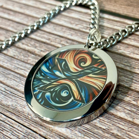 XRP Fire and Liquidity | Machined Pendant