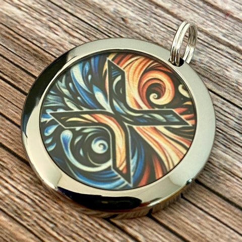 XRP Fire and Liquidity | Machined Pendant