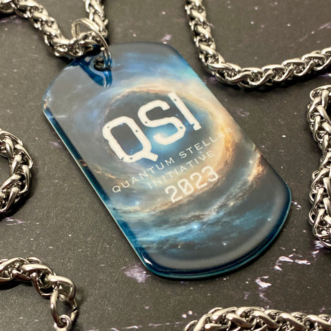 QSI Cosmos | Stainless Steel Sublimated Dog Tag
