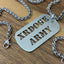 XRDoge Army | Titanium Cut Through Dog Tag