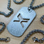 ARMY | Titanium Cut Through Dog Tag