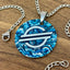 Stellar | UV Printed Titanium Pendant