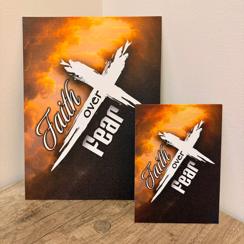 Faith Over Fear | UV Printed Canvas