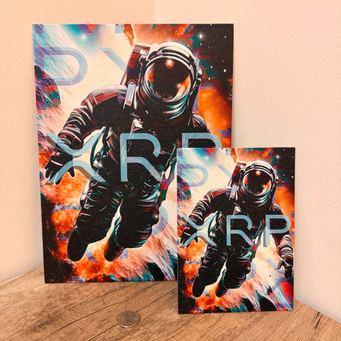 XRP Astronaut | UV Printed Canvas