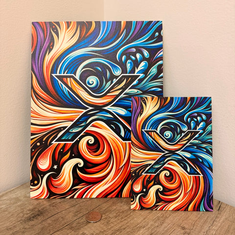 XRP Fire and Liquidity | UV Printed Canvas