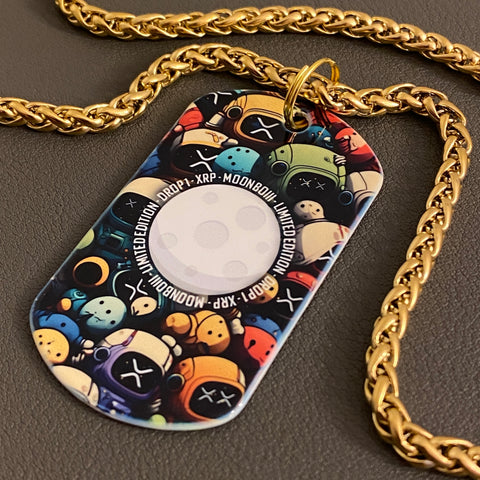 Moonboiii - Stainless Steel Sublimated Dog Tag