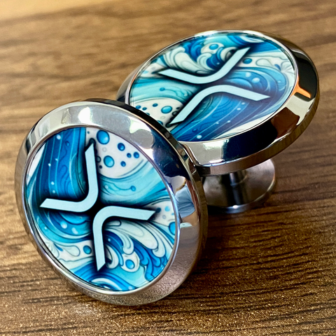 Liquidity XRP | Titanium Cufflinks