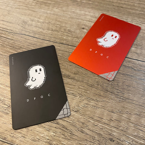 Solid Colored Dead Pixels Ghost Pass Card