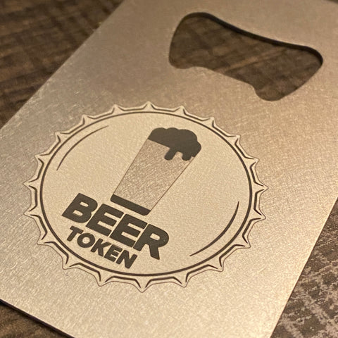 BEER Token | Bottle Opener Card